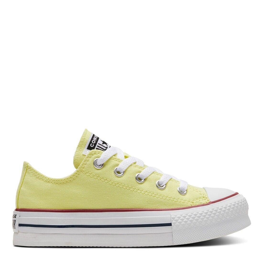 Size 2.5 - Converse Little Kids Chuck Taylor All Star Lift Med Yellow