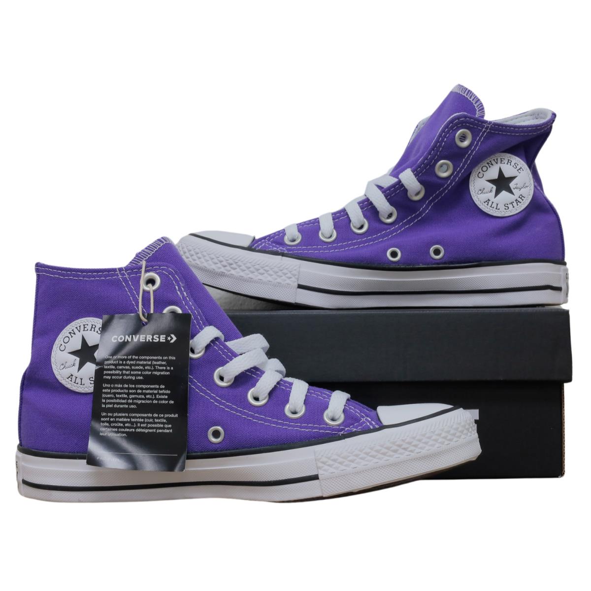 Converse All Star Hi Top Unisex CT HI Electric Purple 4 Men`s/6 Women`s 137833F