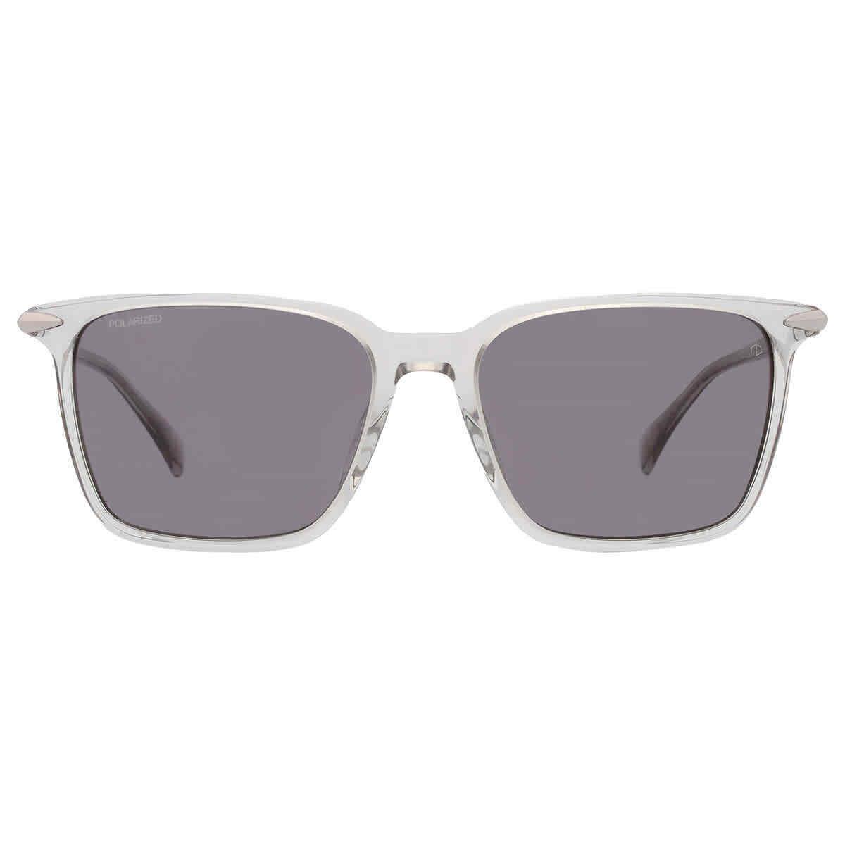 Rag and Bone Polarized Grey Square Men`s Sunglasses RNB5028/G/S 063M/M9 55