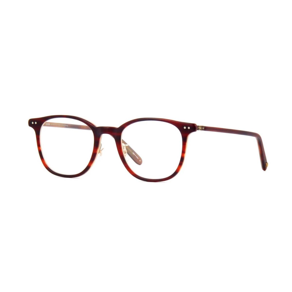 Garrett Leight Beach Matte Whiskey Tortoise Brushed Gold Mwht-bg Eyeglasses