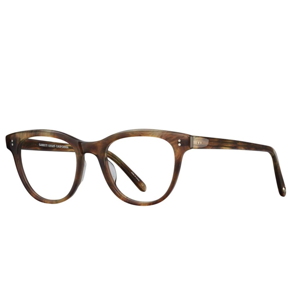 Garrett Leight Loyola Feather Tortoise Fet Eyeglasses