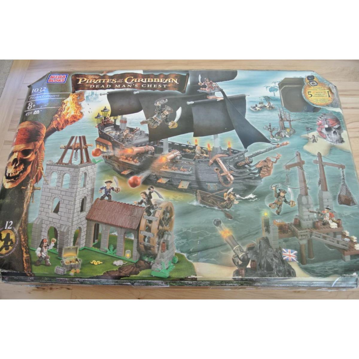 Mega Bloks 1032 Pirates of The Caribbean: At Worlds End - Pirates Conquest Ship