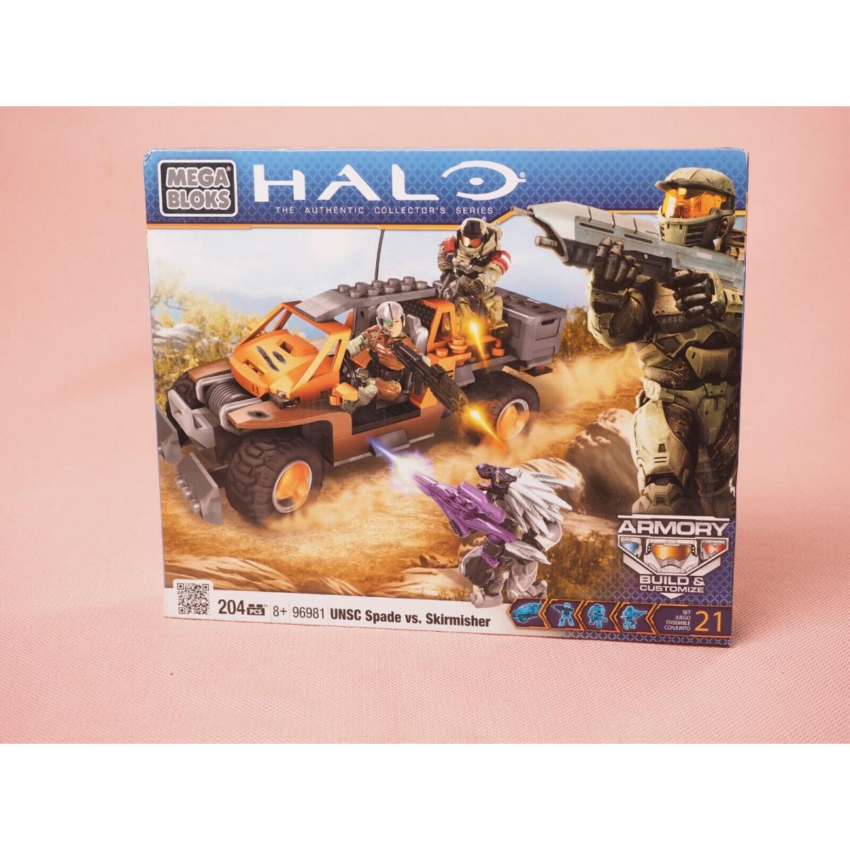 Mega Bloks Halo Collector`s Unsc Spade Vs. Skirmisher 96981 Box