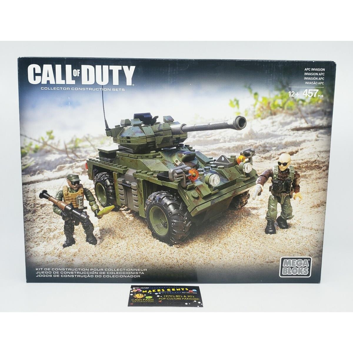 Call of Duty Cod Mega Bloks Apc Invasion DCL09 457 Pcs 2015 Nos