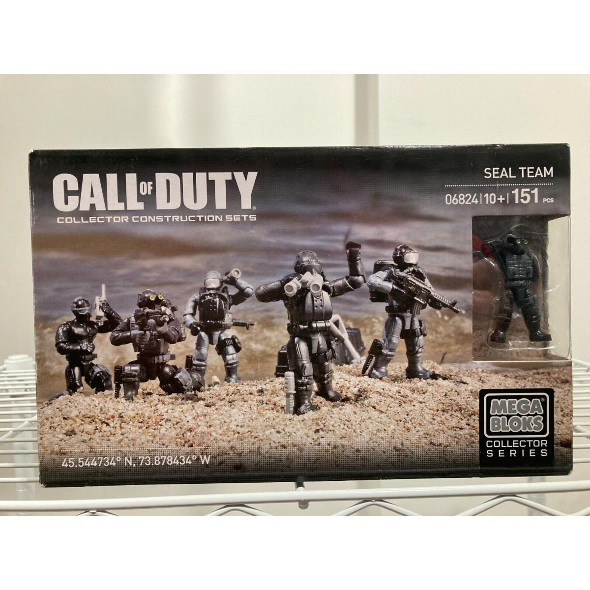 Mega Bloks Call OF Duty Seal Team - Minimal Box Wear