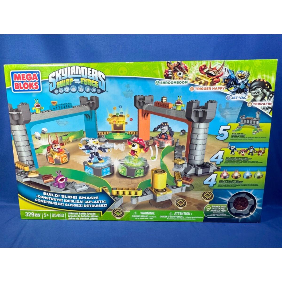 Skylanders Giant Swap Force Mega Bloks 95480 Set Ultimate Battle Arcade Light