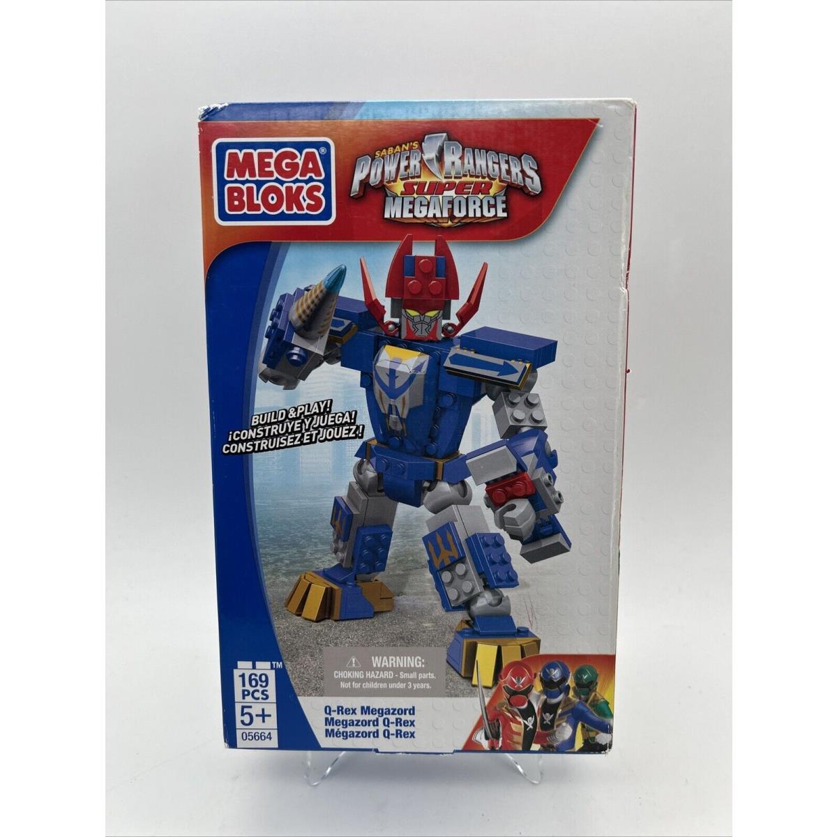 Mega Bloks Power Rangers Super Megaforce Q-rex Megazord - 169pcs