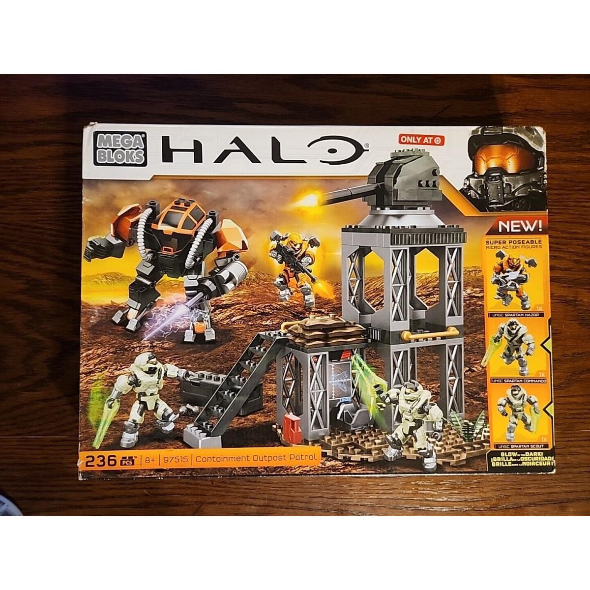 Mega Bloks Halo Containment Outpost Patrol 97515 - 236 Pcs