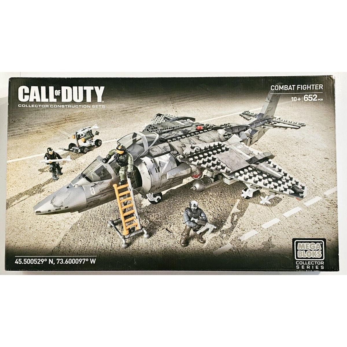 Mega Bloks Collector Series Call OF Duty Combat Fighter / Strike Fighter Jet