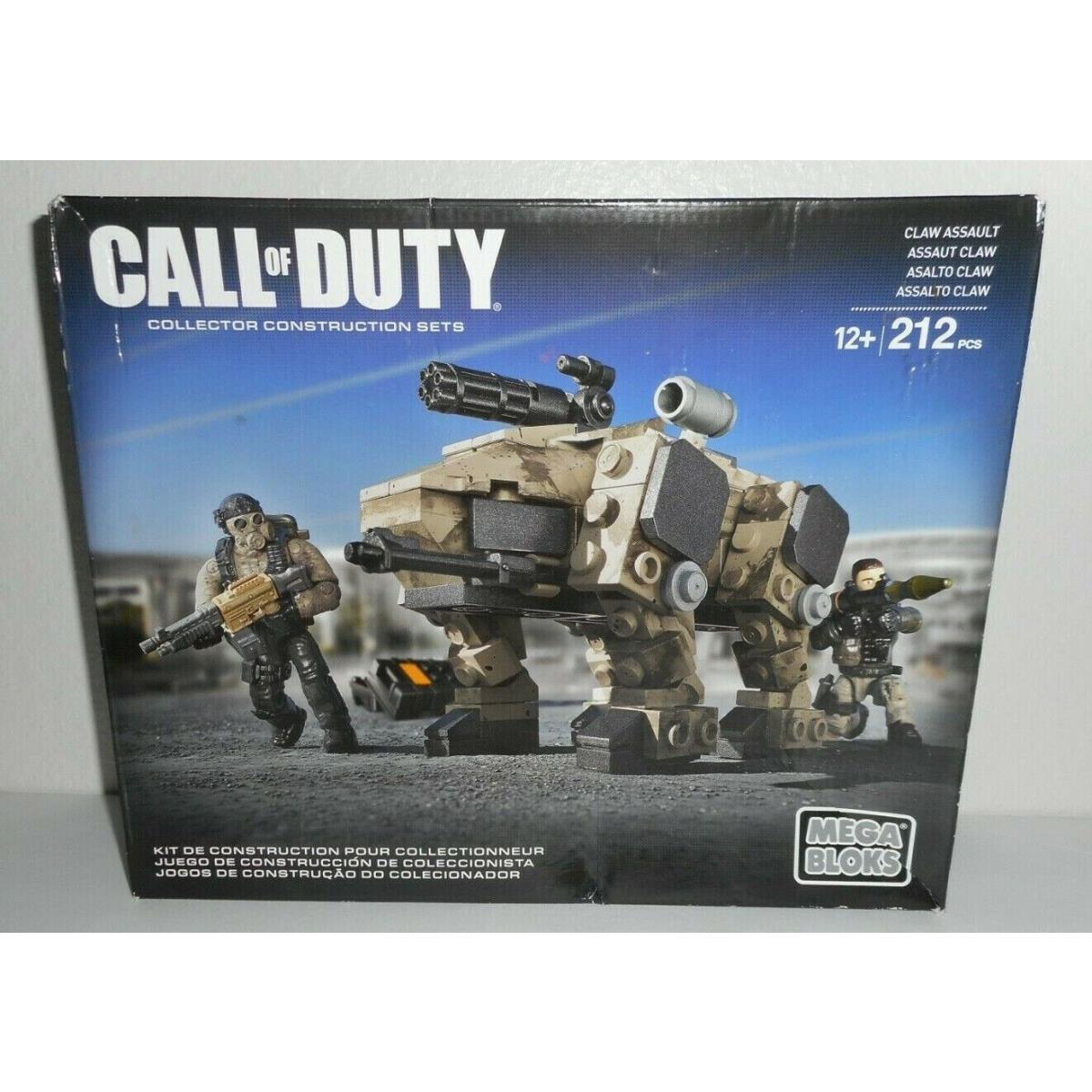 Mega Bloks Call Of Duty Claw Assault Collector Construction Sets 212 Pcs 12+