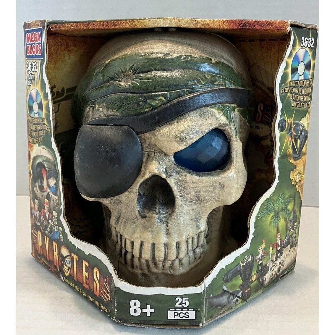 Mega Bloks Pyrates Mutiny Isle Disc 2005 Skull Halloween Collectible 3632