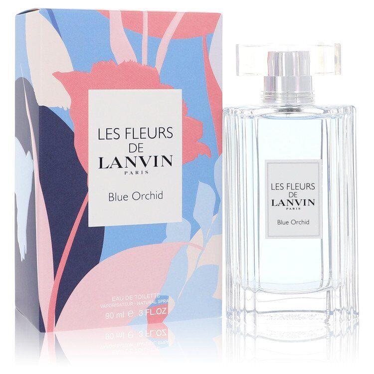 Les Fleurs De Lanvin Blue Orchid by Lanvin Eau De Toilette Spray 90ml