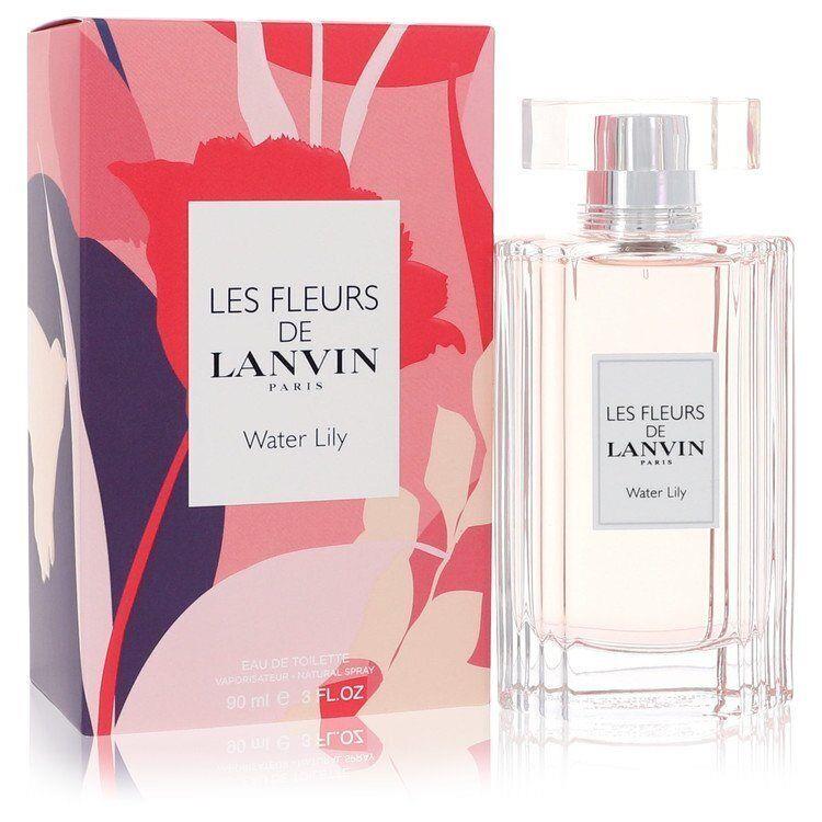 Les Fleurs De Lanvin Water Lily By Lanvin Eau De Toilette Spray 3 Oz