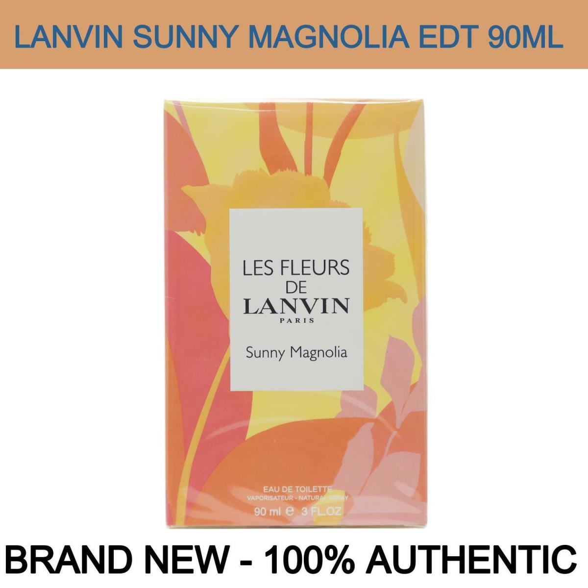 Lanvin Les Fleurs De Sunny Magnolia Eau de Toilette For Women 3.0oz Spray