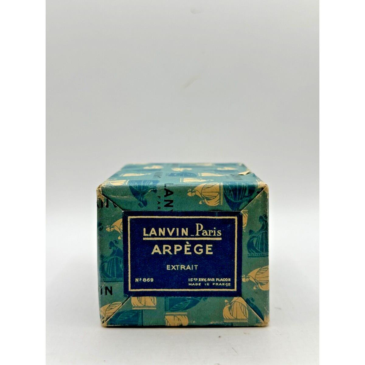 Arpege Extrait BY Lanvin 30ML Vintage Parfum Splash