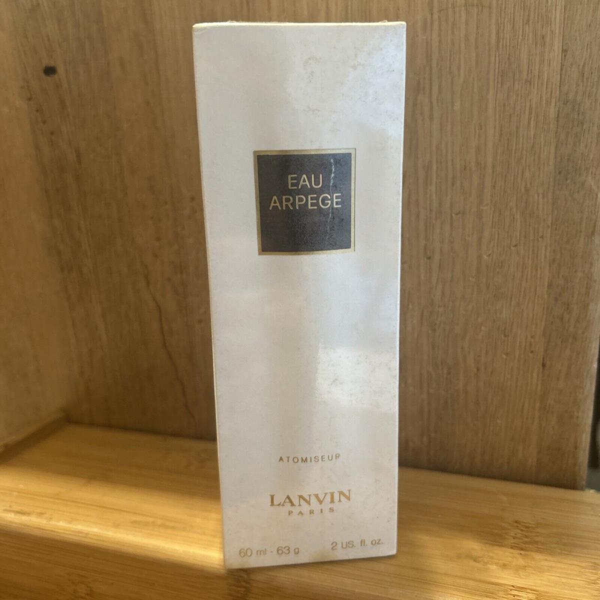 Vintage Eau Arpege Eau DE Toilette Lanvin Made In France 2 Oz /60mL