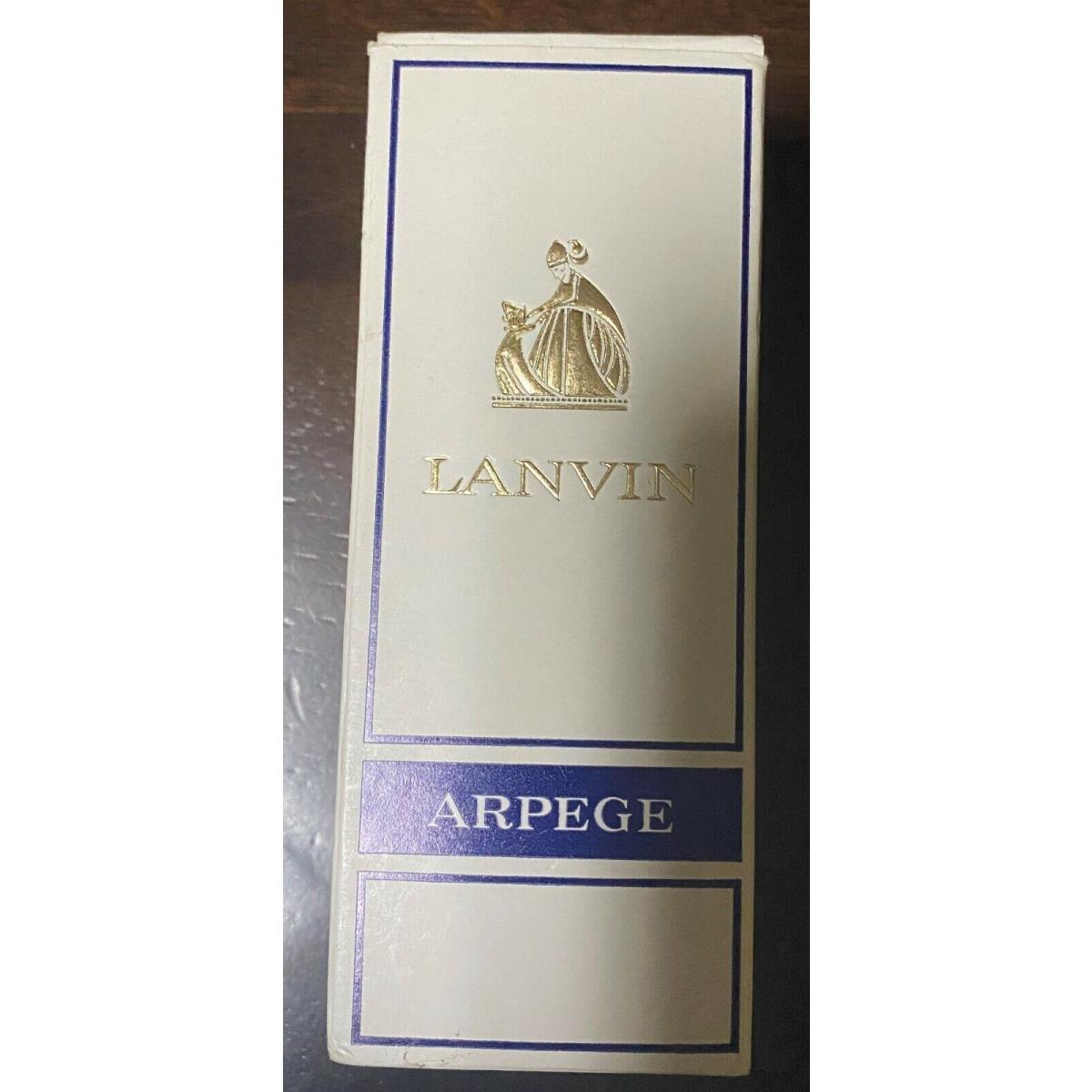 Vintage Lanvin Arpege Eau De Toilette France 4 Oz Rare