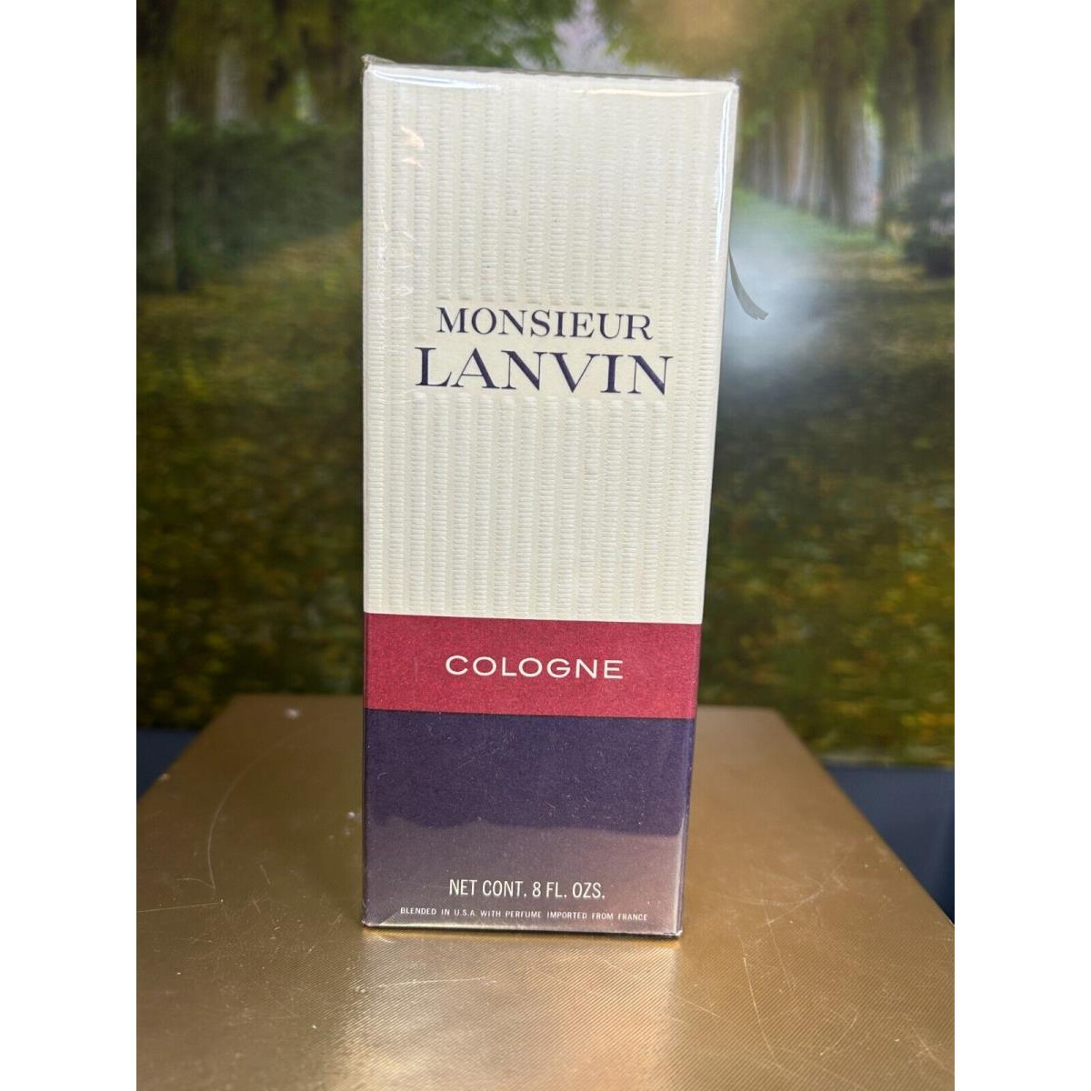 Monsieur Lanvin 240ML Cologne Splash