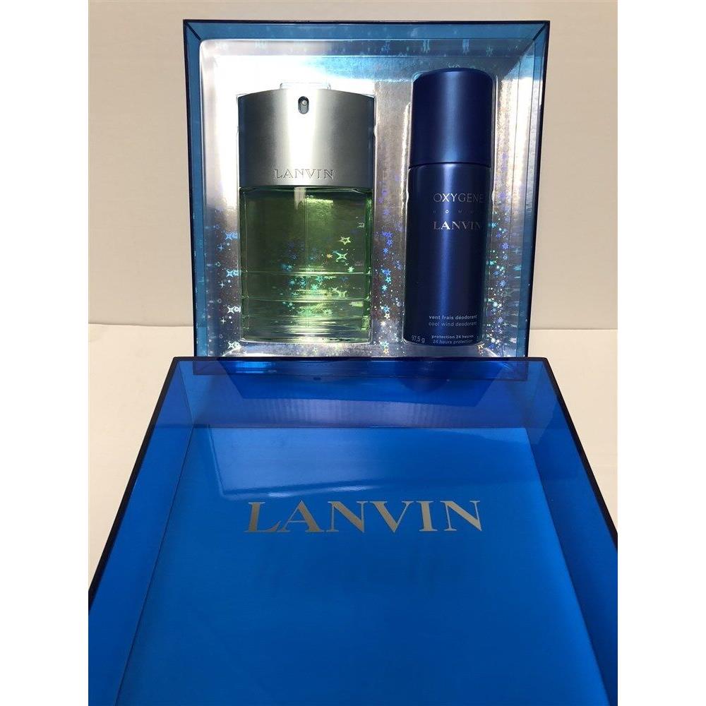 Oxygene by Lanvin 2pc Set 3.4 oz Eau de Toilette Spray +3.4 oz Deodorant Spray