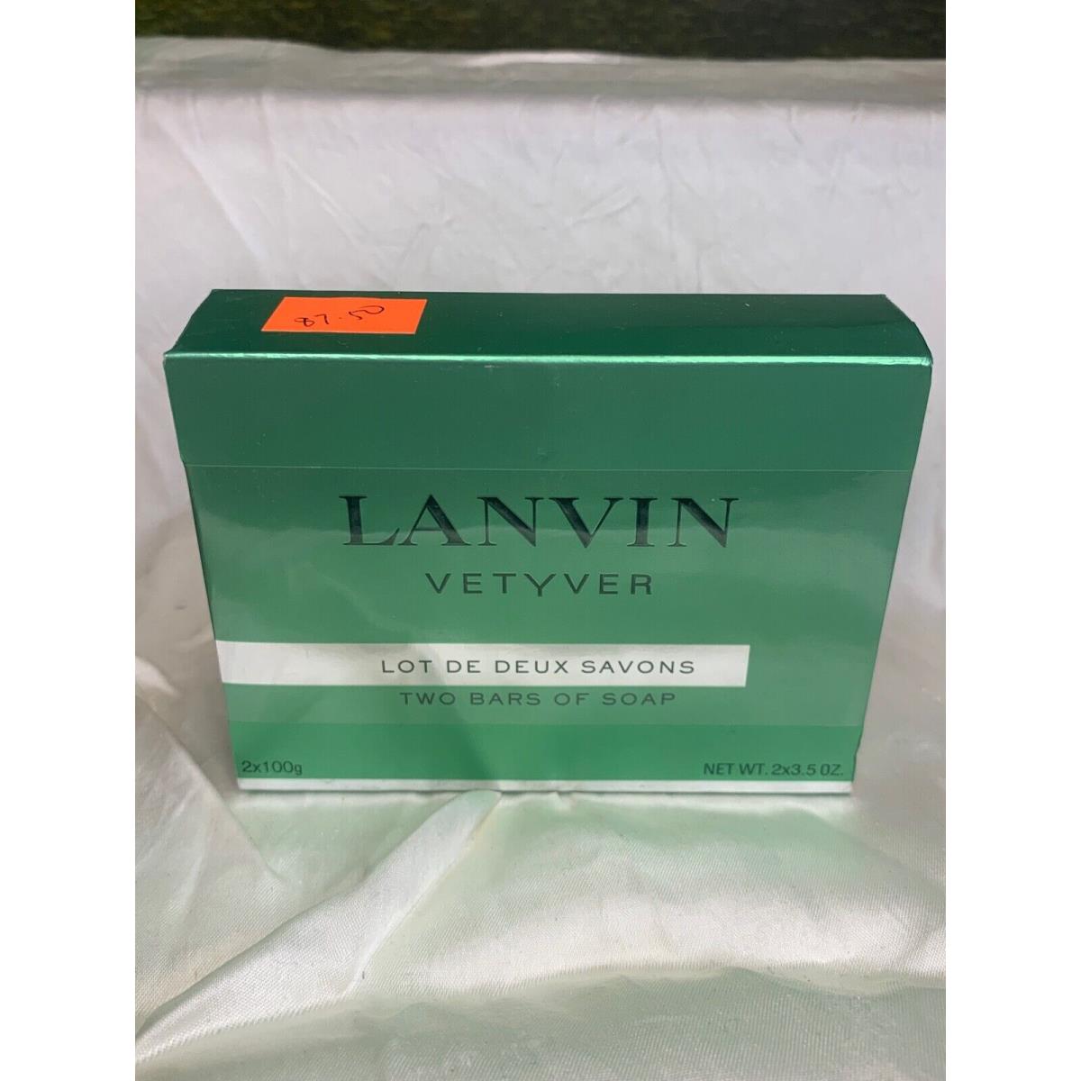 Lanvin Vetyver Two Bars of Soap 2x 100g