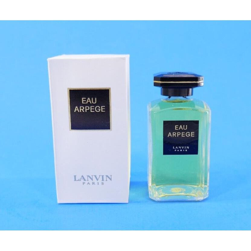 Vintage Lanvin Eau Arpege France Art Deco Bottle Eau DE Toilette W/box 50 ML