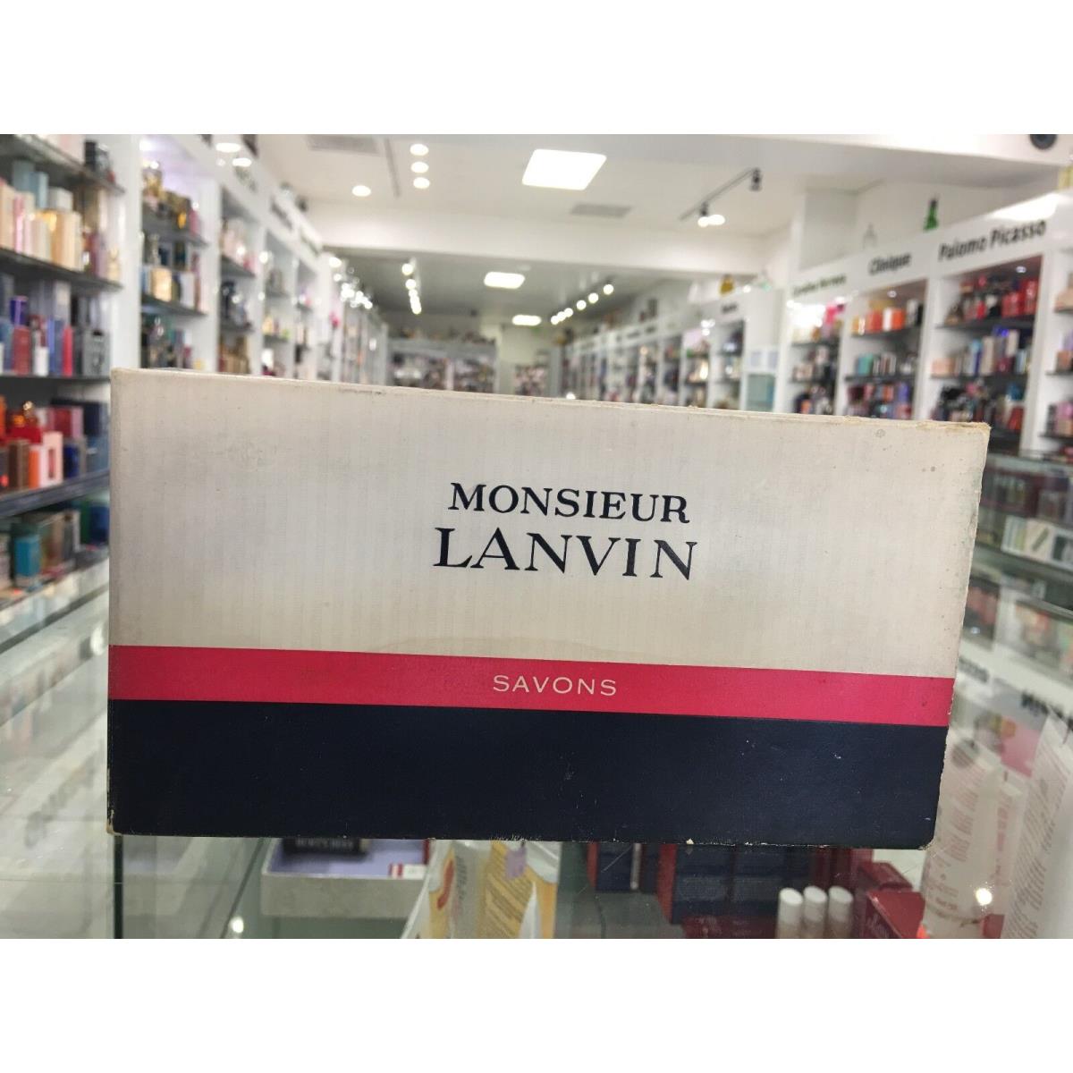 Men`s Monsieur Lanvin Savons 3 x 100g