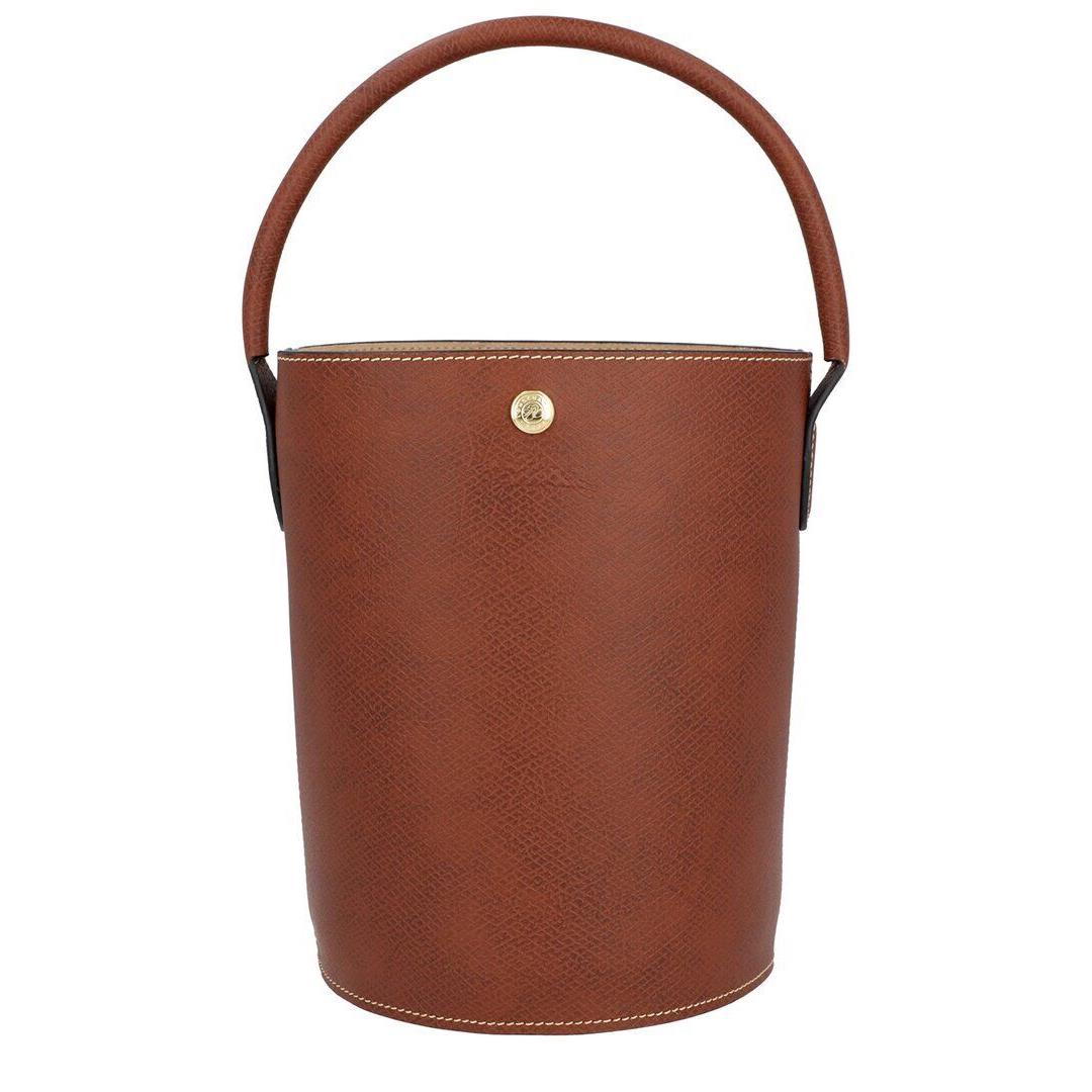 Longchamp Epure Small Leather Bucket Bag Women`s Brown