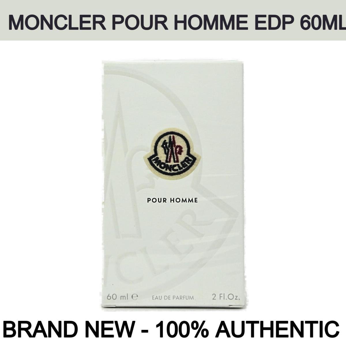 Moncler Pour Homme Eau de Parfum For Men Spray 2oz/60ml