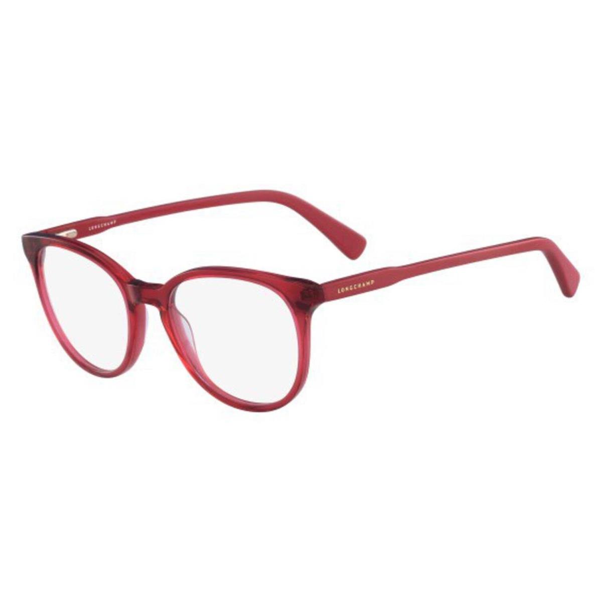 Longchamp LO 2608 600 Red Eyeglasses 51/19/140 with Longchamp Case