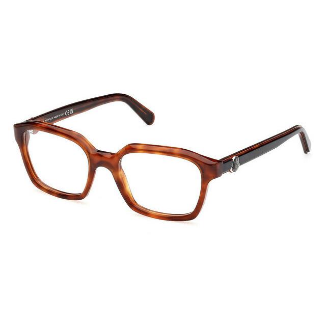 Moncler ML 5181 052 Eyewear Optical Frame Havana Round Square