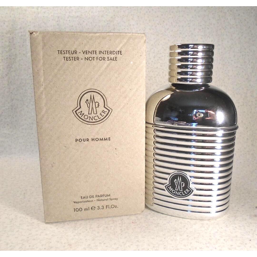 Moncler Pour Homme Eau De Parfum Spray 3.3oz. Tester/boxed