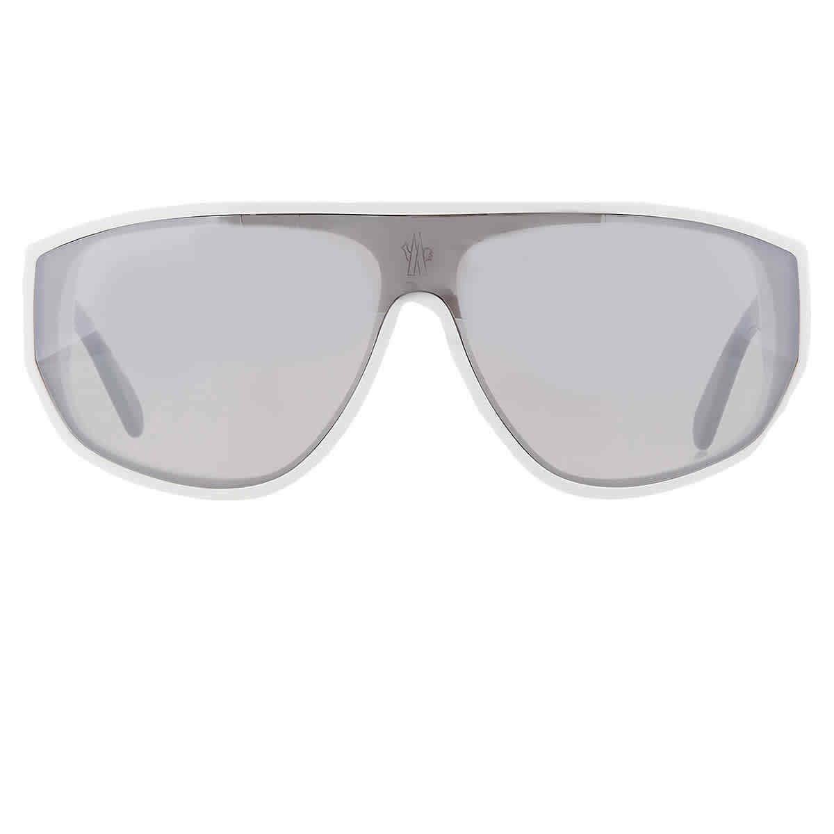 Moncler Tronn Smoke Mirror Shield Unisex Sunglasses ML0260-F 21C 00