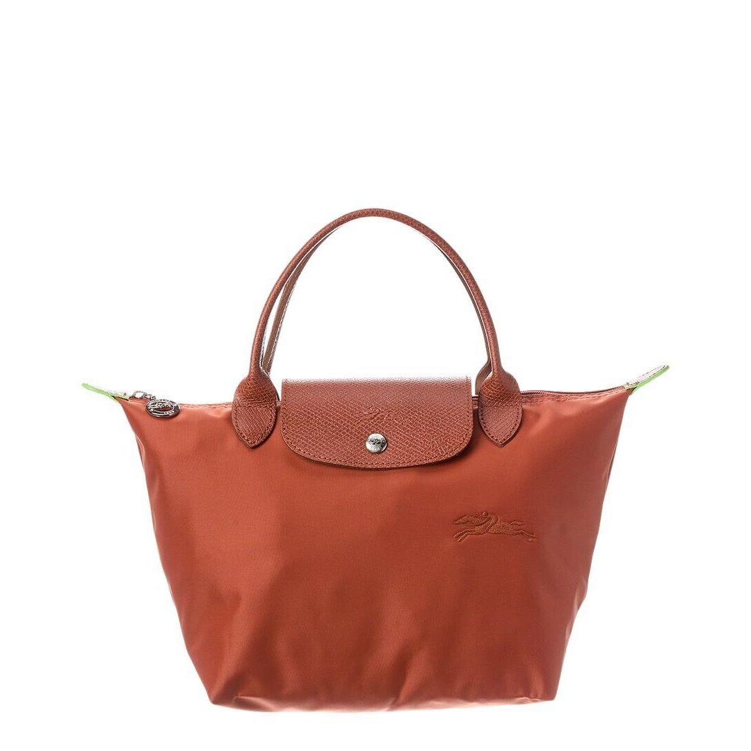 Longchamp Le Pliage Green Small Canvas Handbag Women`s Red