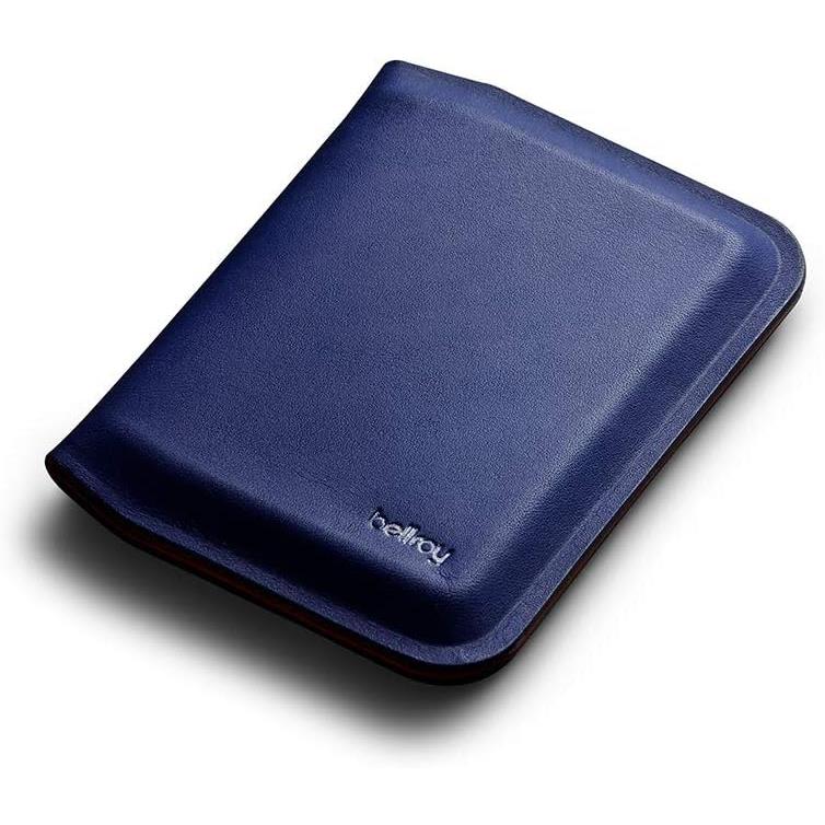 Bellroy Apex Slim Sleeve Slim Bifold Leather Wallet Rfid Protected - Raven Indigo