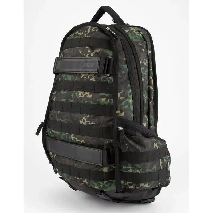 Nike SB Rpm Graphic Camo Green Men Skateboard Straps Backpack BA5131-210