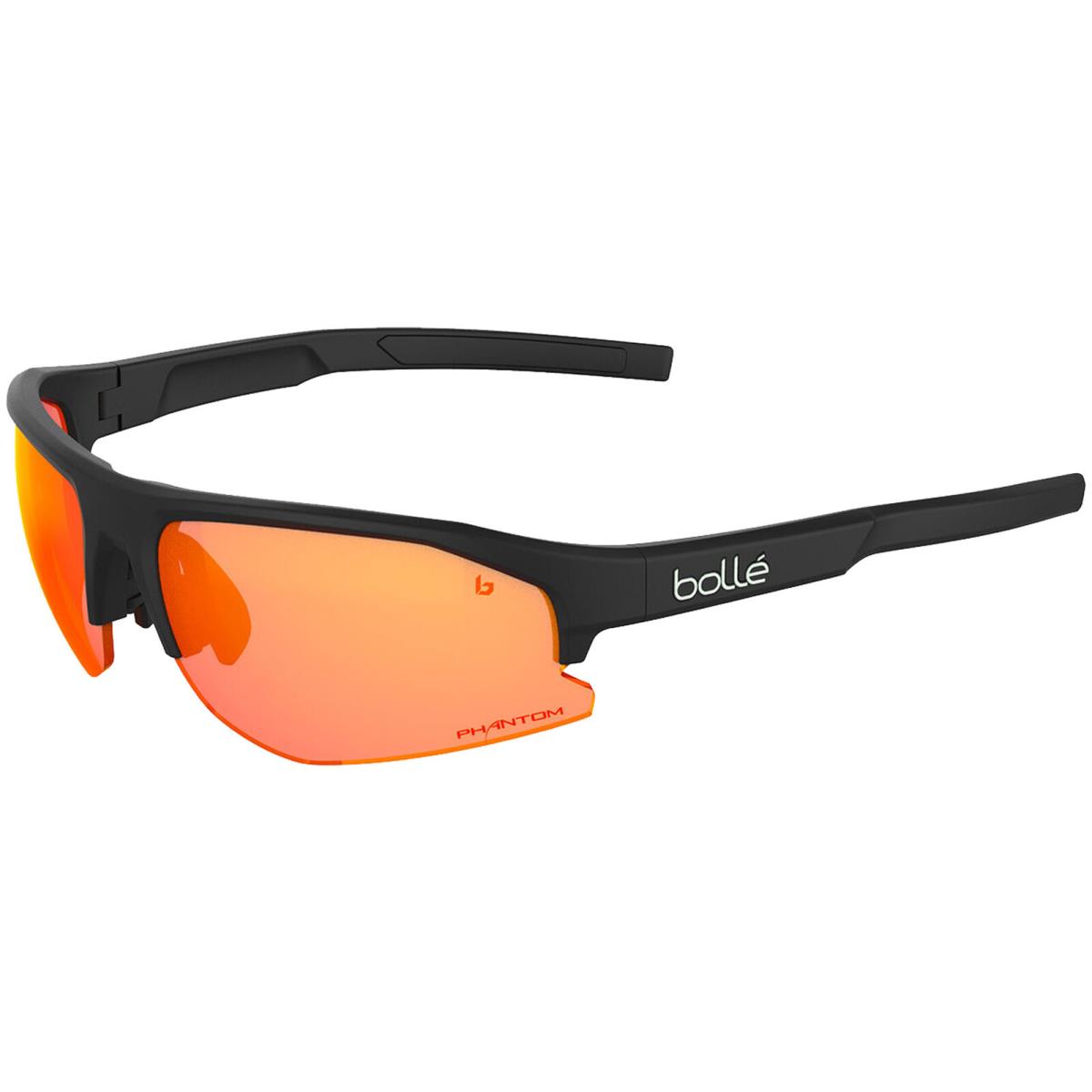 Bolle Bolt 2.0 Photochromic Black Semi-rimless Wrap Sunglasses BS003010 Taiwan