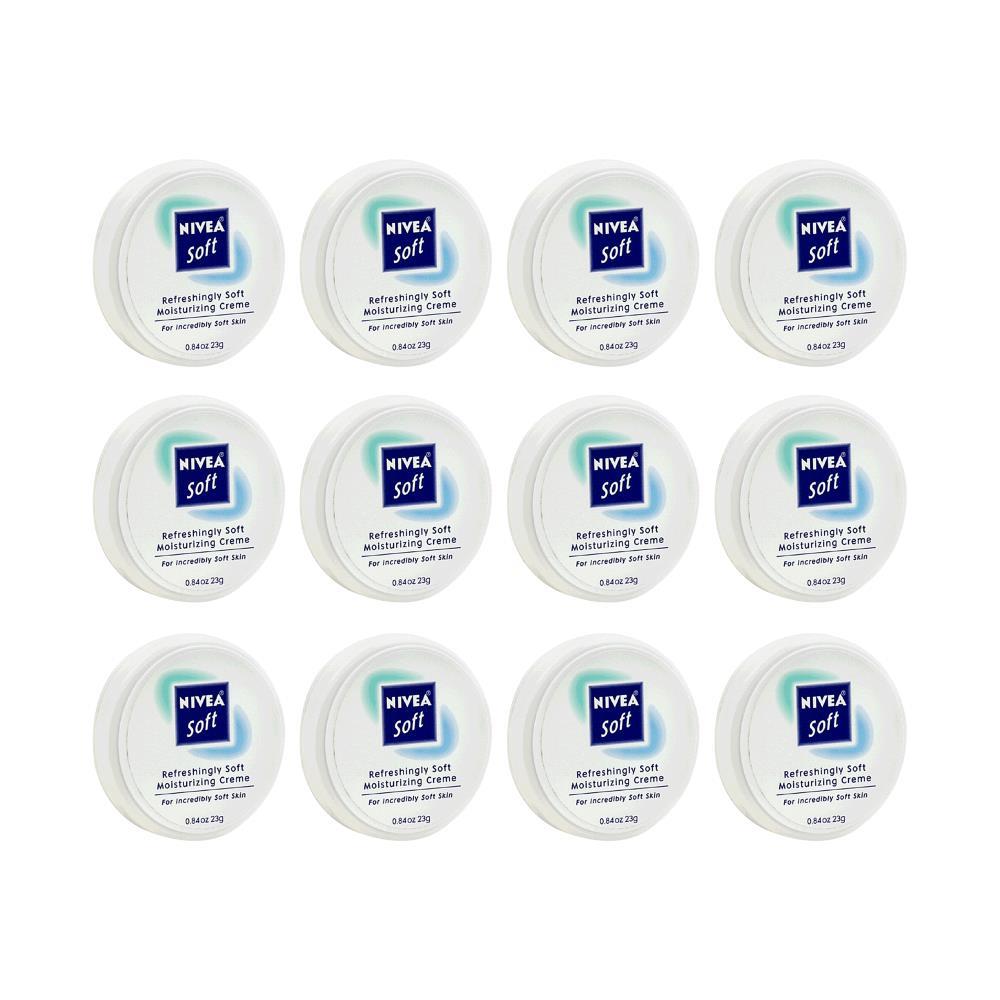 Pack of 12 Nivea Soft Refreshingly Soft Moisturizing Cr me .84 oz