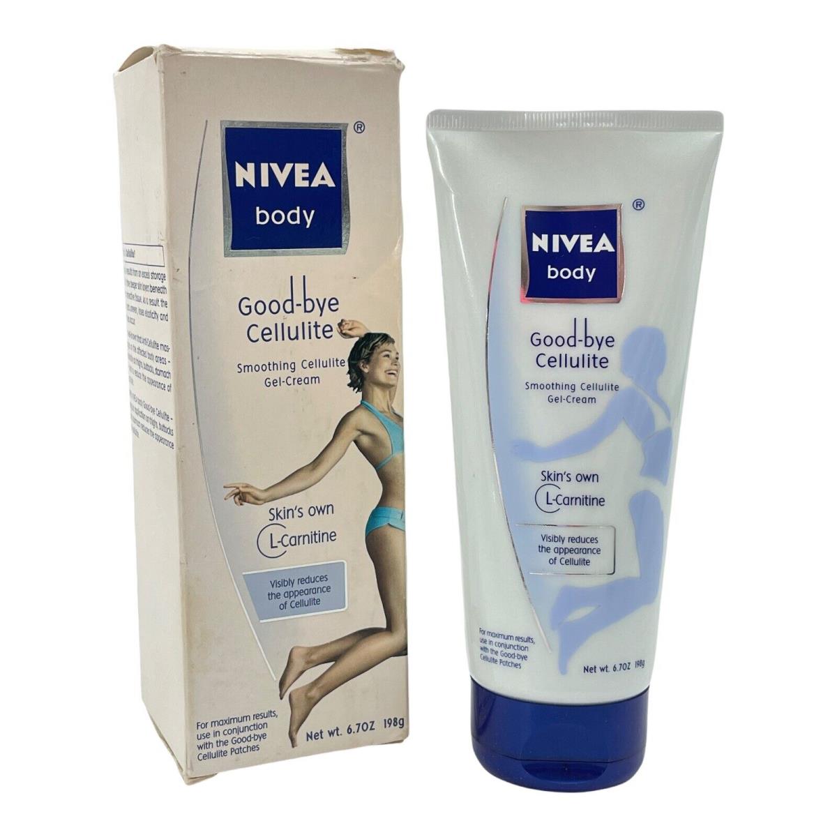 Nivea Body Good-bye Smoothing Cellulite Gel Cream L-carnitine 6.7 oz Rare