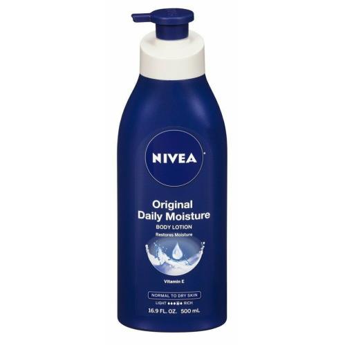 Nivea Body Lotion Daily Moisture Vitamin E Dry Skin 16.9 oz Pack of 6