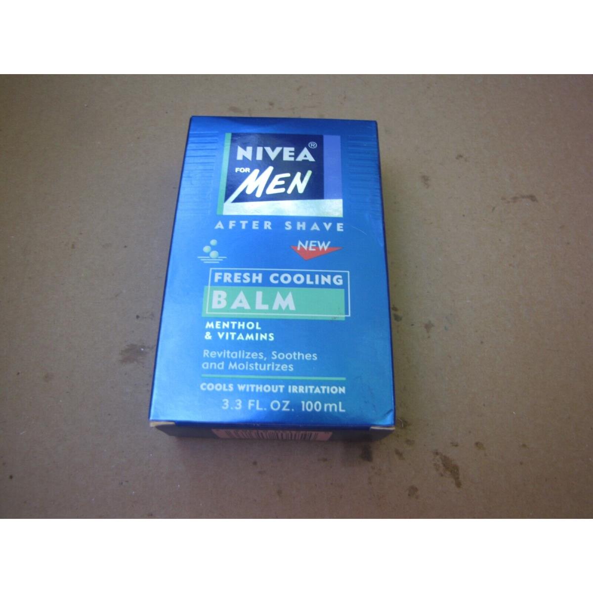 1 Nivea Men After Shave Fresh Cooling Balm 3.3 OZ Rare Htf