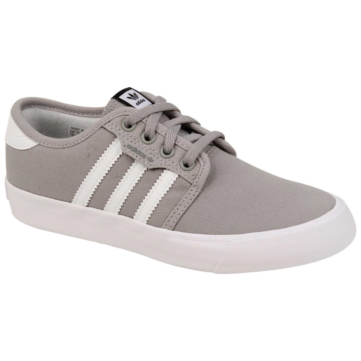 Adidas Kid`s Seeley Shoe - Grey / White - Grey