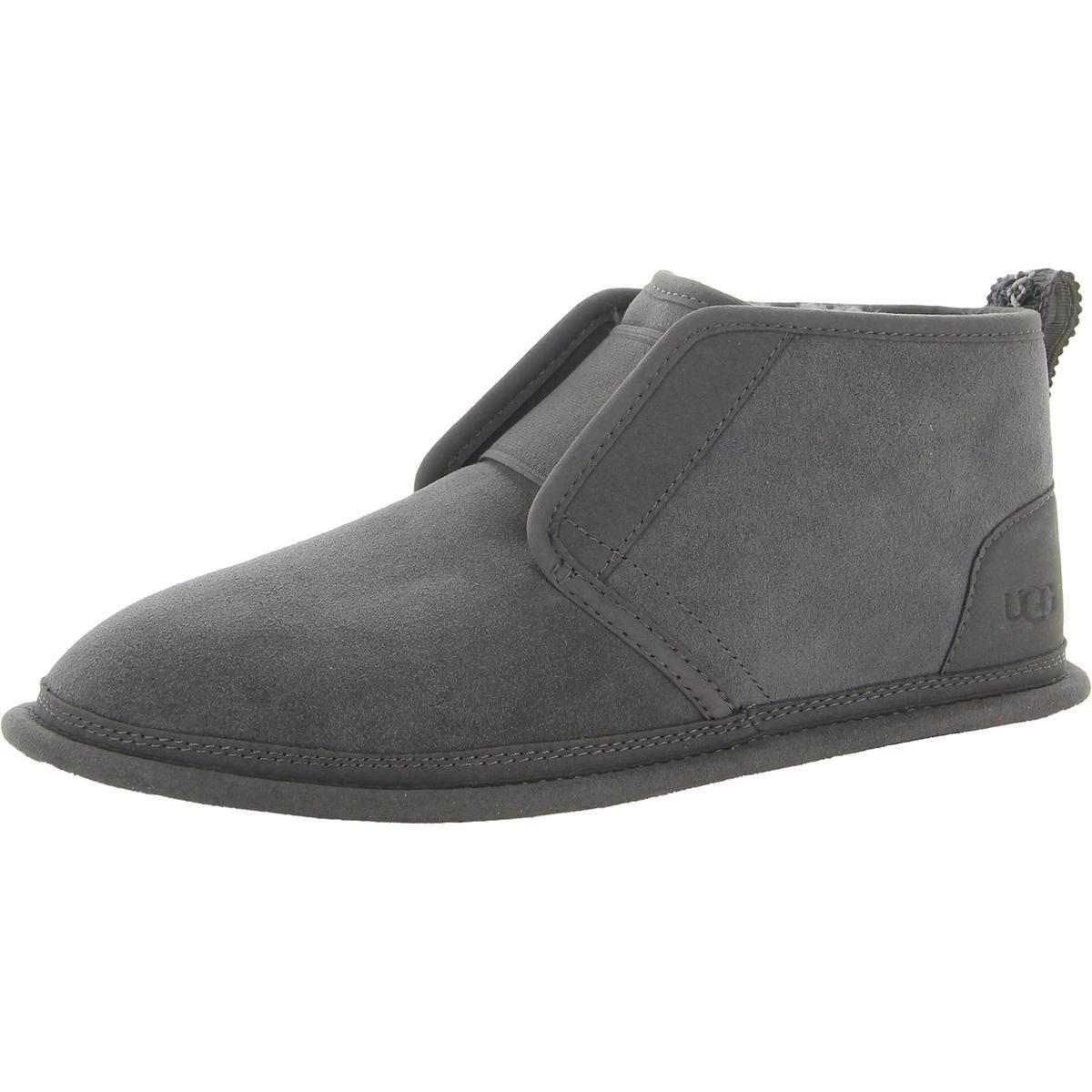 Ugg Mens Neumel Flex Gray Suede Ankle Boots Shoes 7 Medium B M Bhfo 6100 - Dark Grey