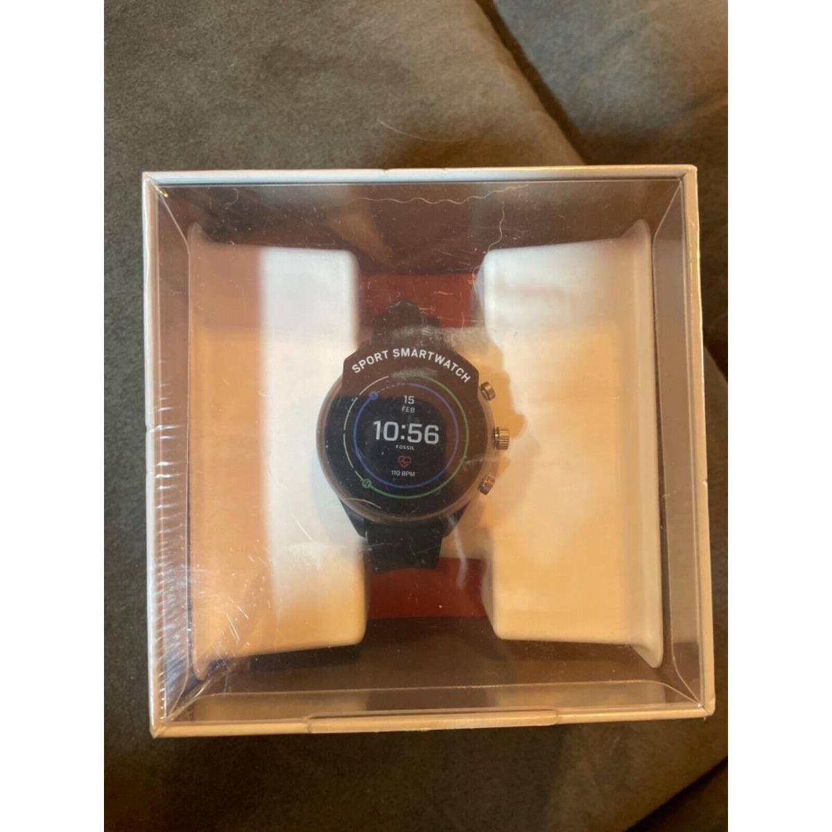 Fossil Sport Smartwatch Model DW9F1 41mm Black: Gps Heart Rate Bluetooth