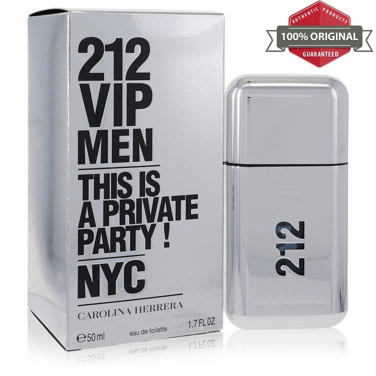 212 Vip Cologne 3.4 oz 1.7 oz 6.7 oz Edt Spray For Men by Carolina Herrera