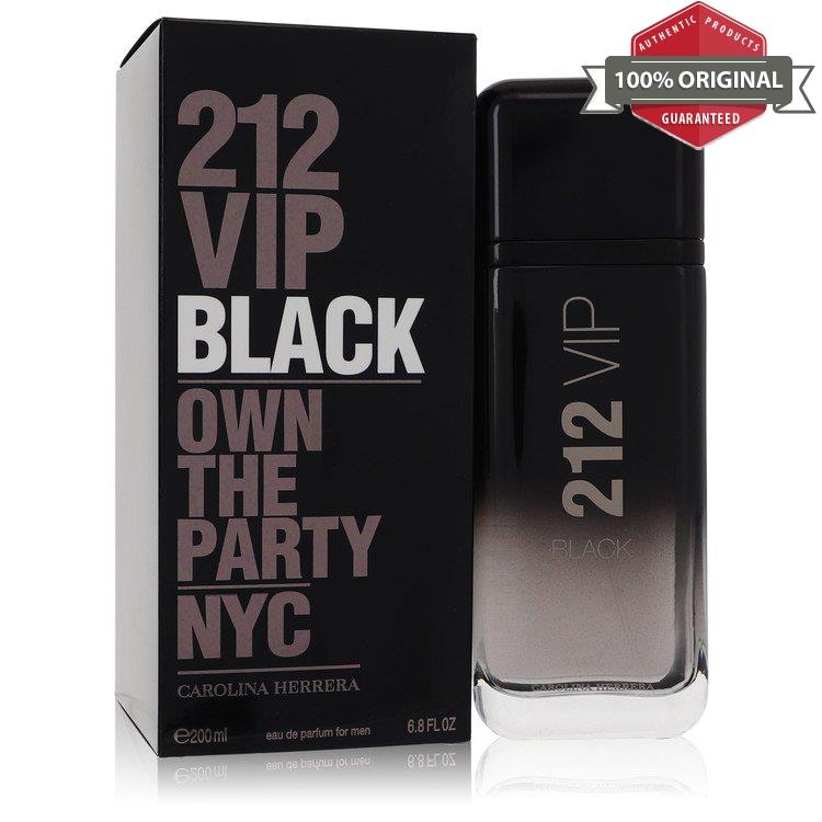 212 Vip Black 3.4 oz / 6.8 oz Edp Spray For Men by Carolina Herrera