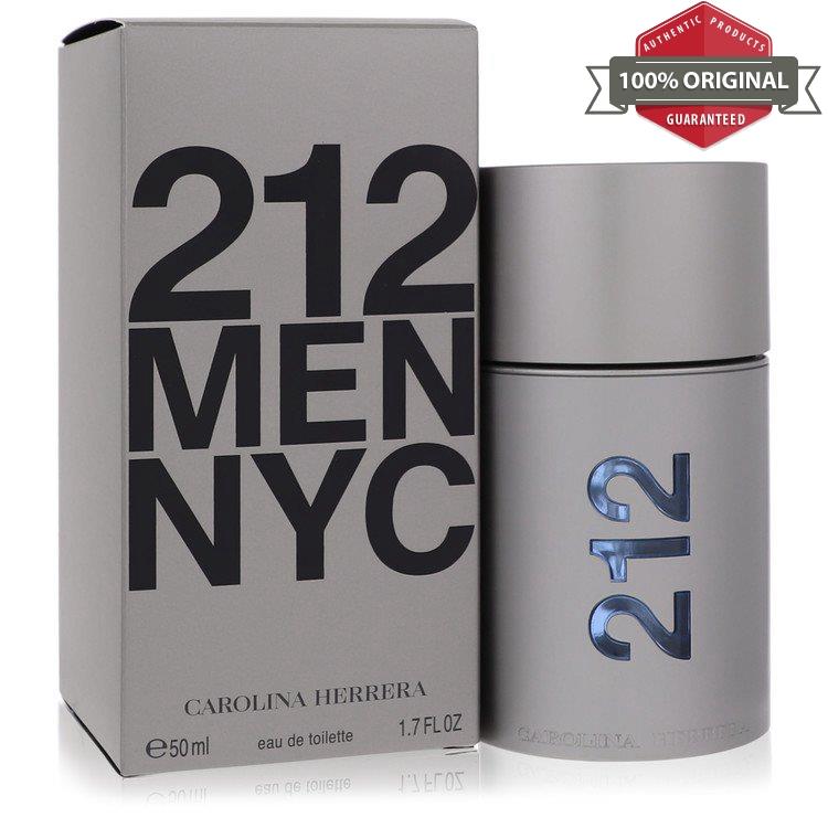 212 Cologne 1.7 oz Edt Spray Packaging For Men by Carolina Herrera