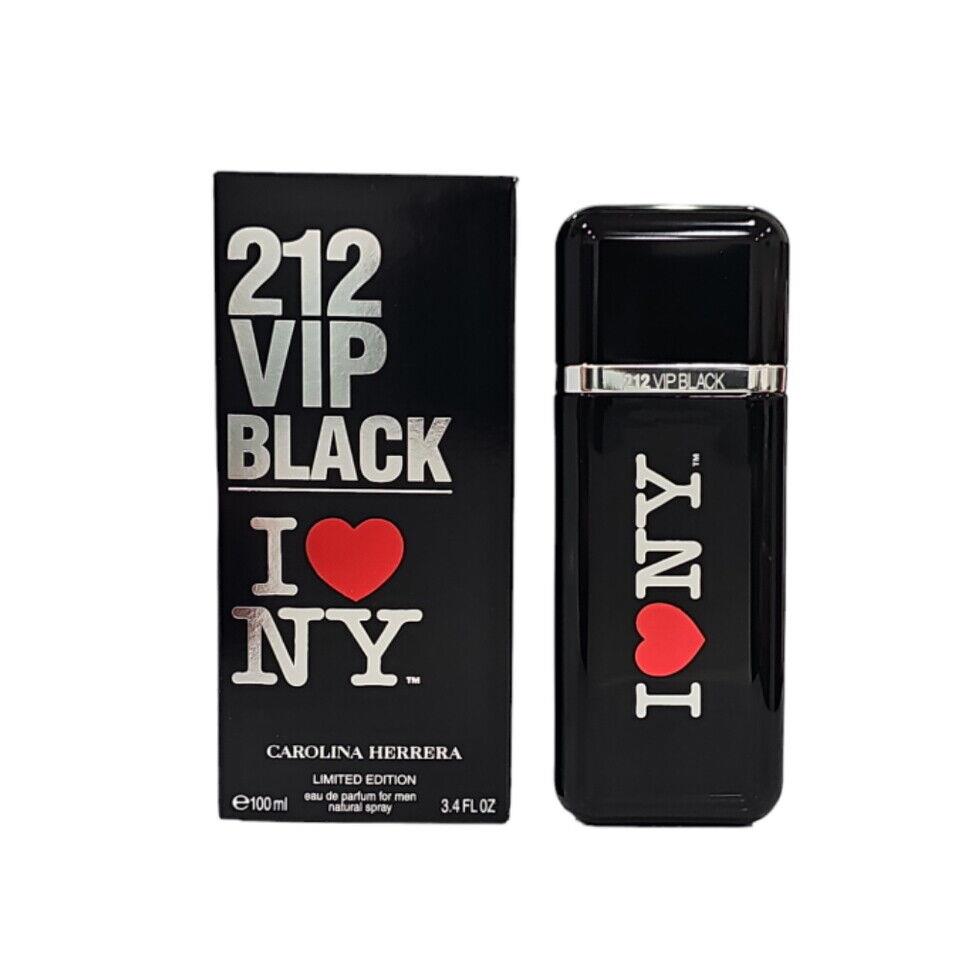 Carolina Herrera 212 Vip Black I Love NY Ltd Edn Edp Men Spray 3.4 oz / 100 ml