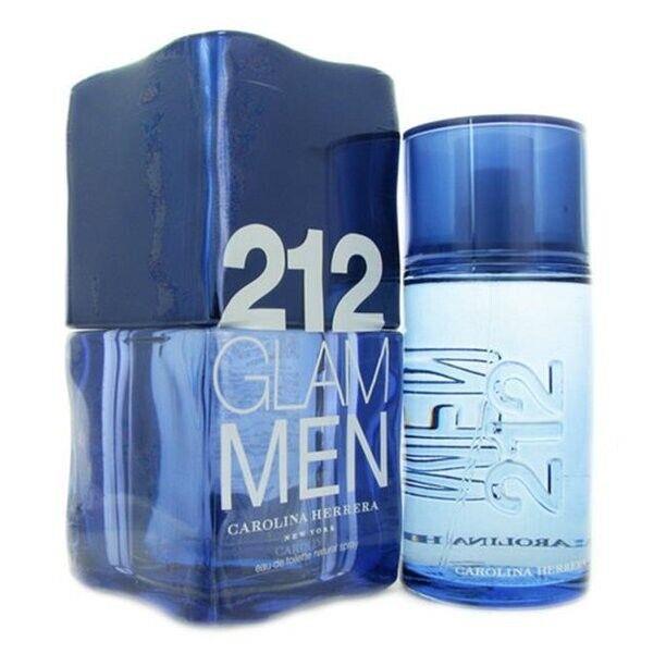 212 Glam Men by Carolina Herrera 3.4 Fl oz Edt Spray For Men