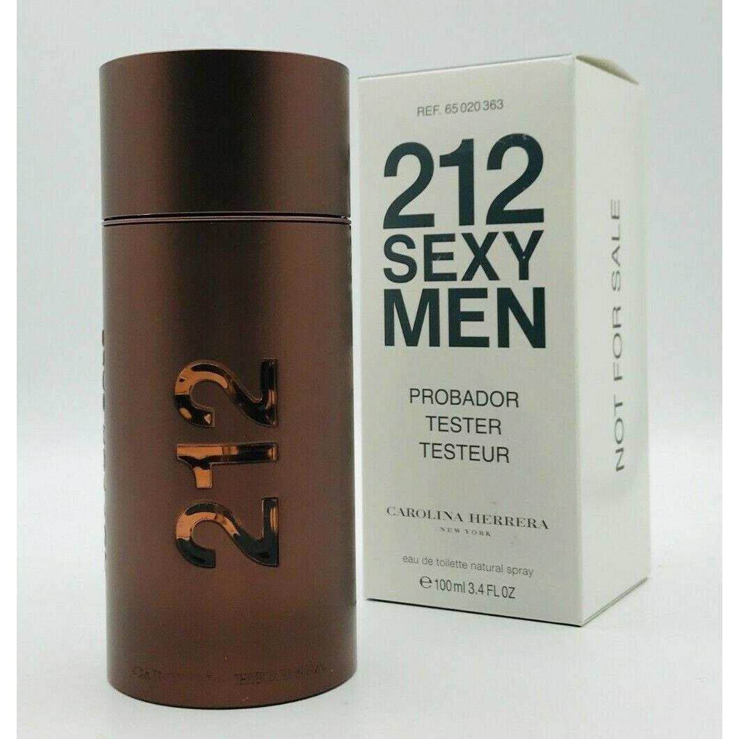 Carolina Herrera 212 Sexy Men Cologne Spray 3.4 oz As Shown