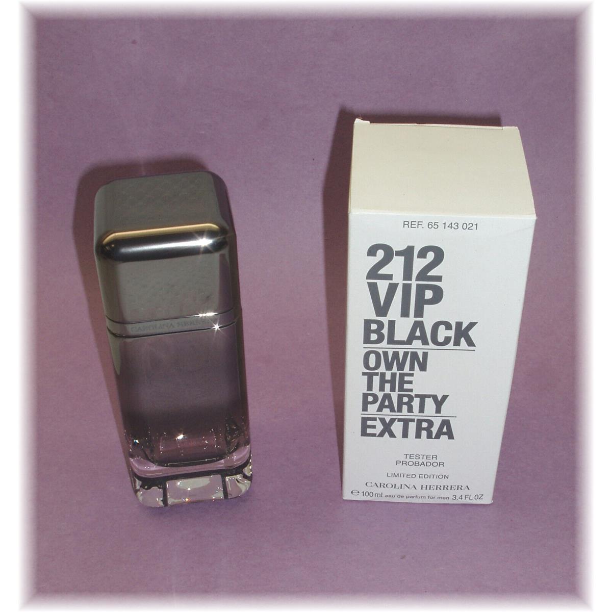 Vintage 212 Vip Black Own The Party Extra Limited Carolina Herrera Edp 3.4 oz